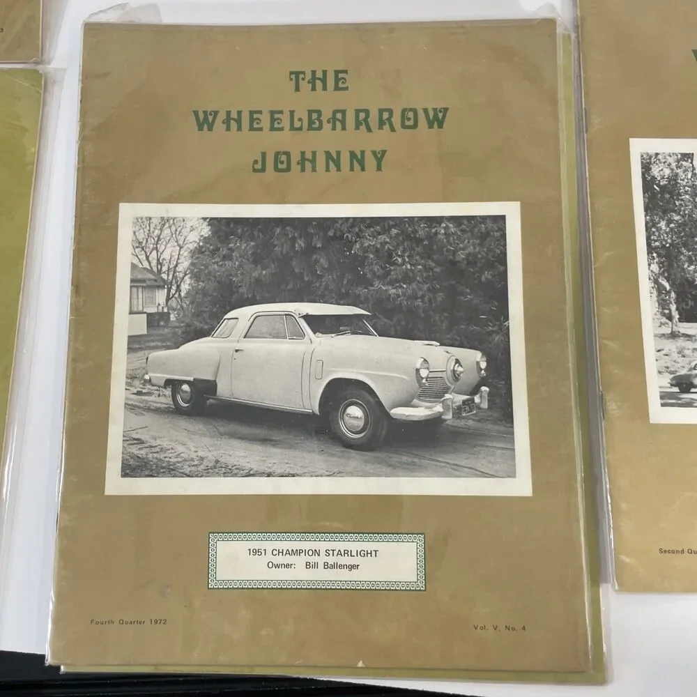 Vintage The Wheelbarrow Johnny Newsletters 1972–1973 | Lot Of 5